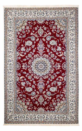 Perser Rug - Nain - Premium - 242 x 158 cm - dark red