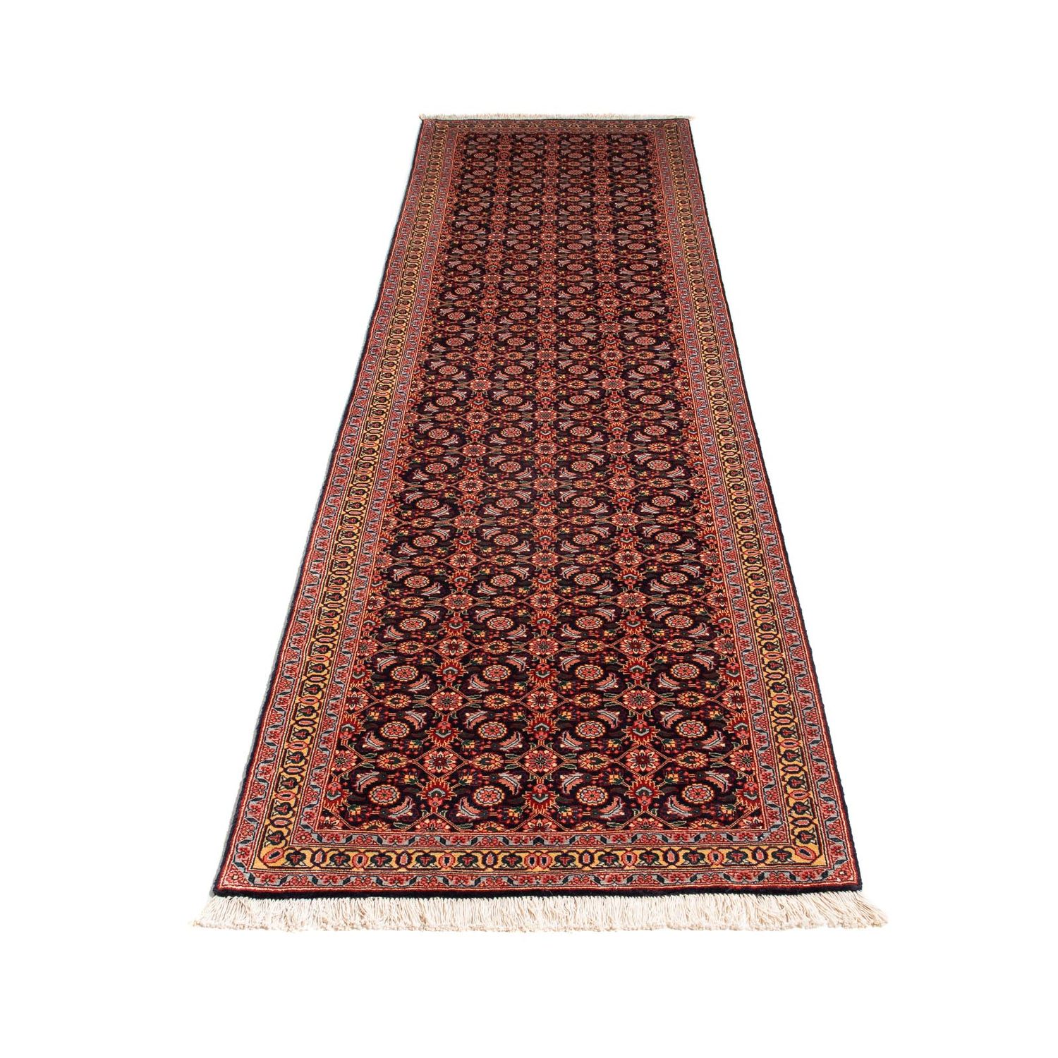 Runner Perser Rug - Tabriz - 295 x 70 cm - brown