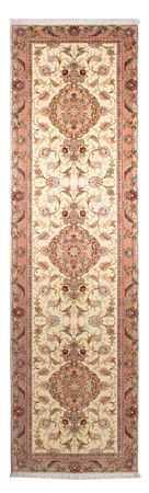 Runner Perser Rug - Tabriz - Royal - 310 x 88 cm - beige