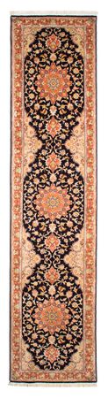 Runner Perser Rug - Tabriz - Royal - 295 x 68 cm - dark blue