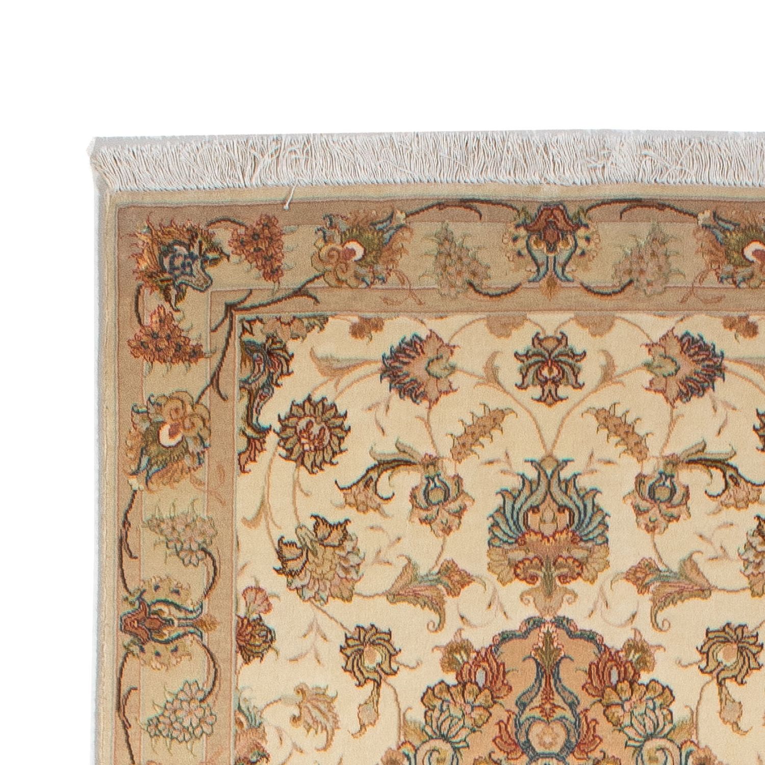 Runner Perser Rug - Tabriz - Royal - 330 x 86 cm - beige