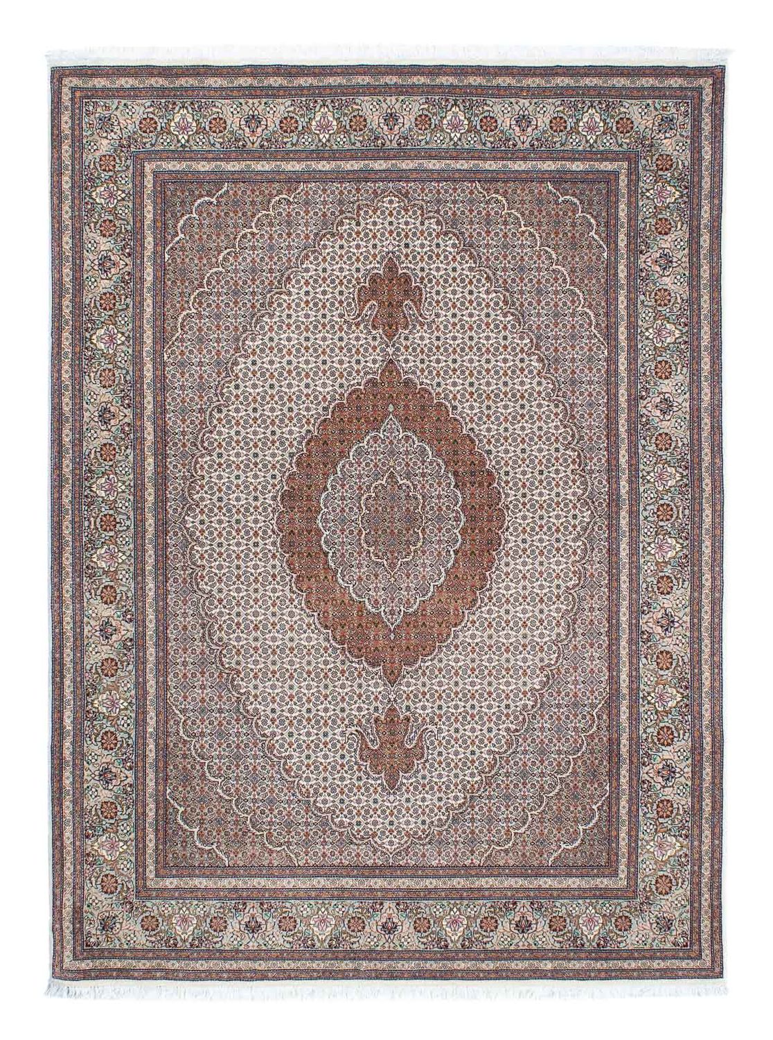 Perser Rug - Tabriz - 212 x 153 cm - light brown