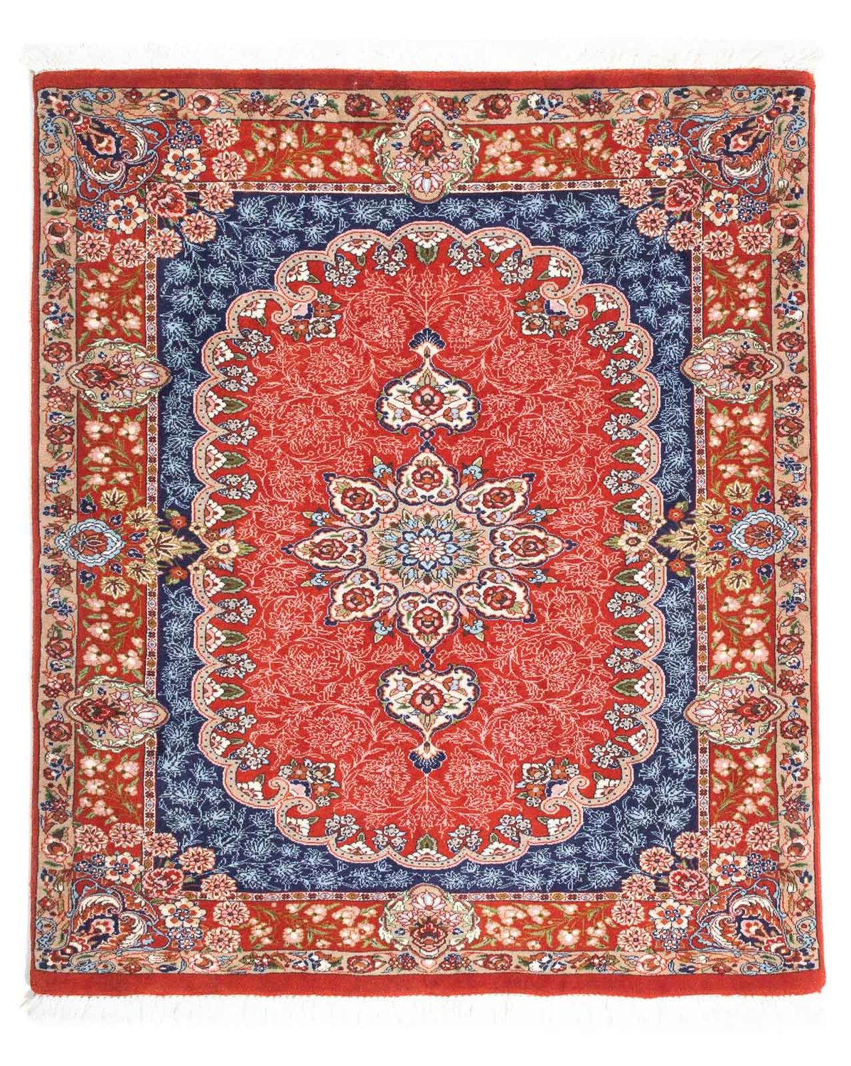 Perser Rug - Ghom - 111 x 93 cm - rust