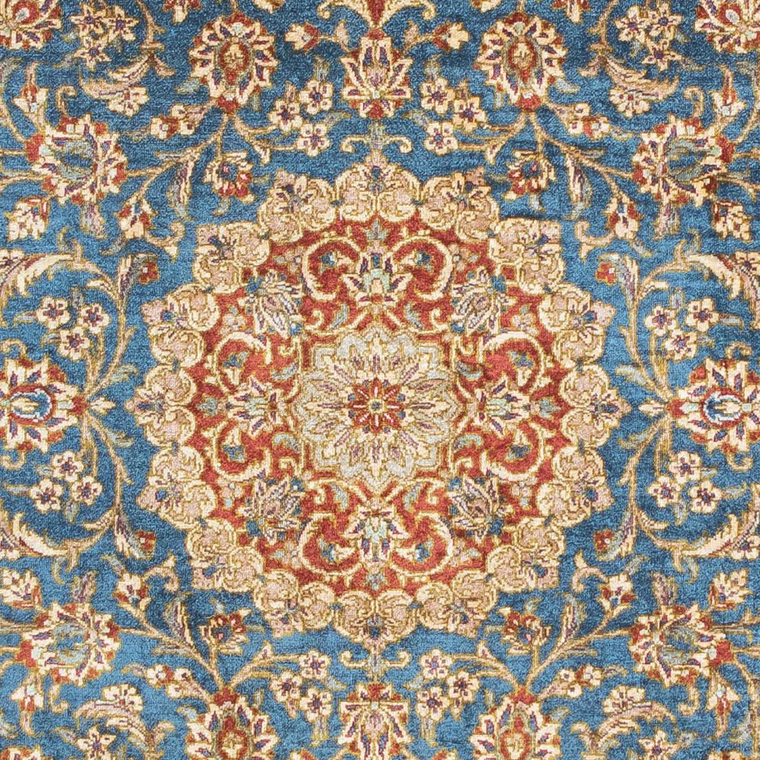 Perser Rug - Ghom - 117 x 80 cm - turquoise