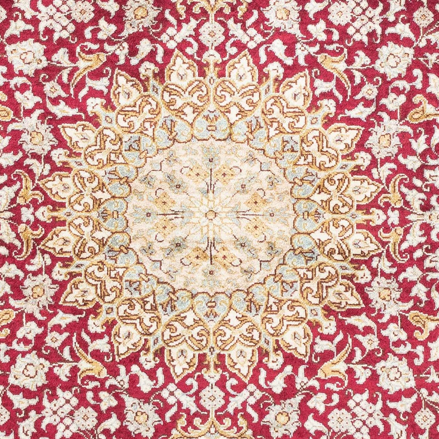 Oriental Rug - Hereke - 122 x 76 cm - dark red