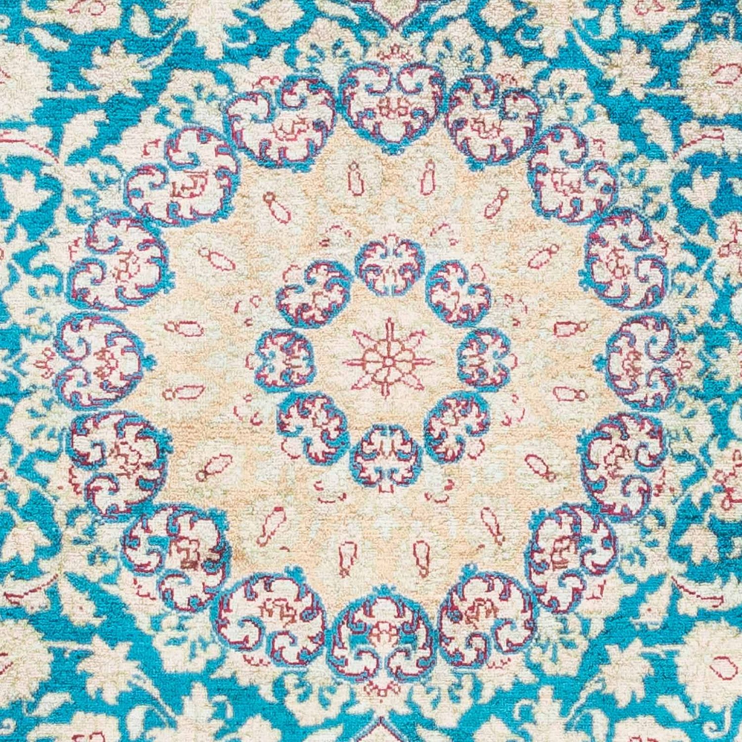 Perser Rug - Ghom - 119 x 78 cm - turquoise