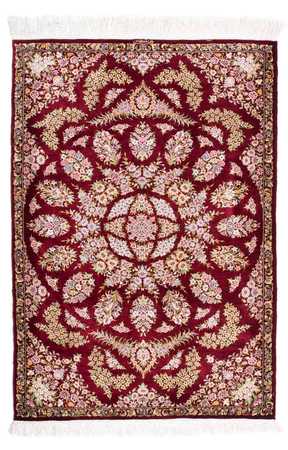 Perser Rug - Ghom - 122 x 85 cm - dark red