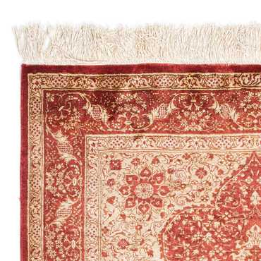 Oriental Rug - Hereke - 122 x 69 cm - dark red