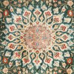 Perser Rug - Ghom - 115 x 80 cm - green