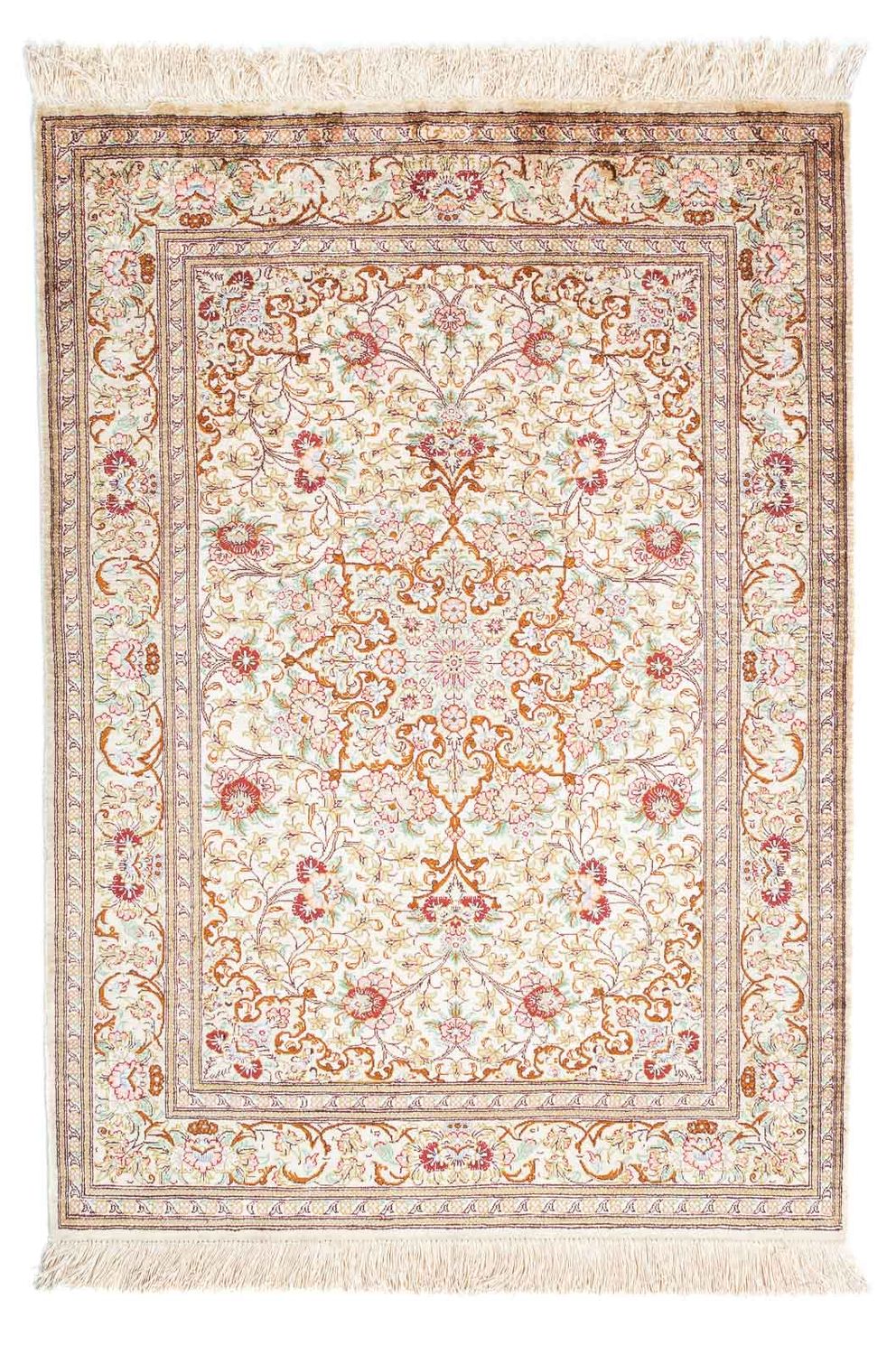 Perser Rug - Ghom - 117 x 81 cm - beige