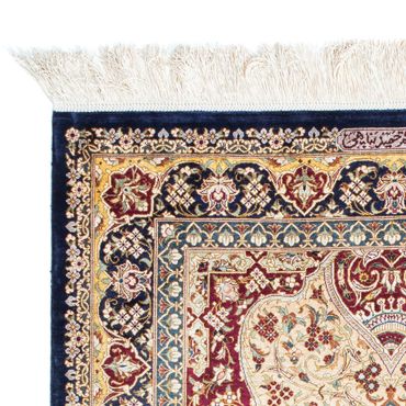 Perser Rug - Ghom - 123 x 77 cm - dark blue