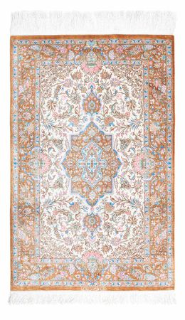 Perser Rug - Ghom - 124 x 79 cm - beige