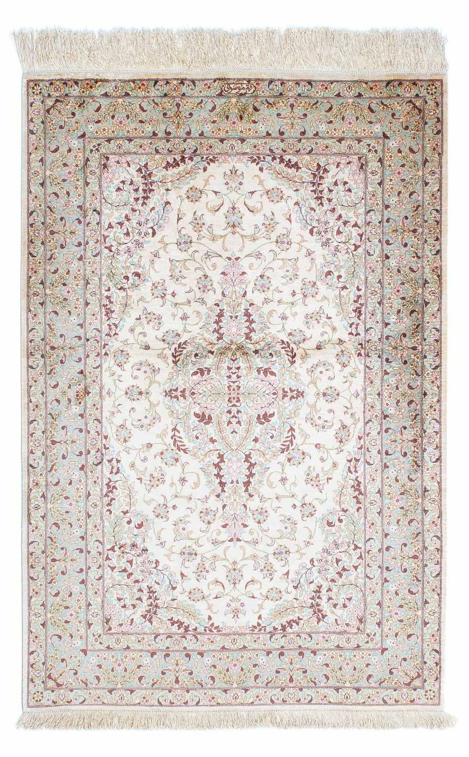 Perser Rug - Ghom - 147 x 98 cm - beige