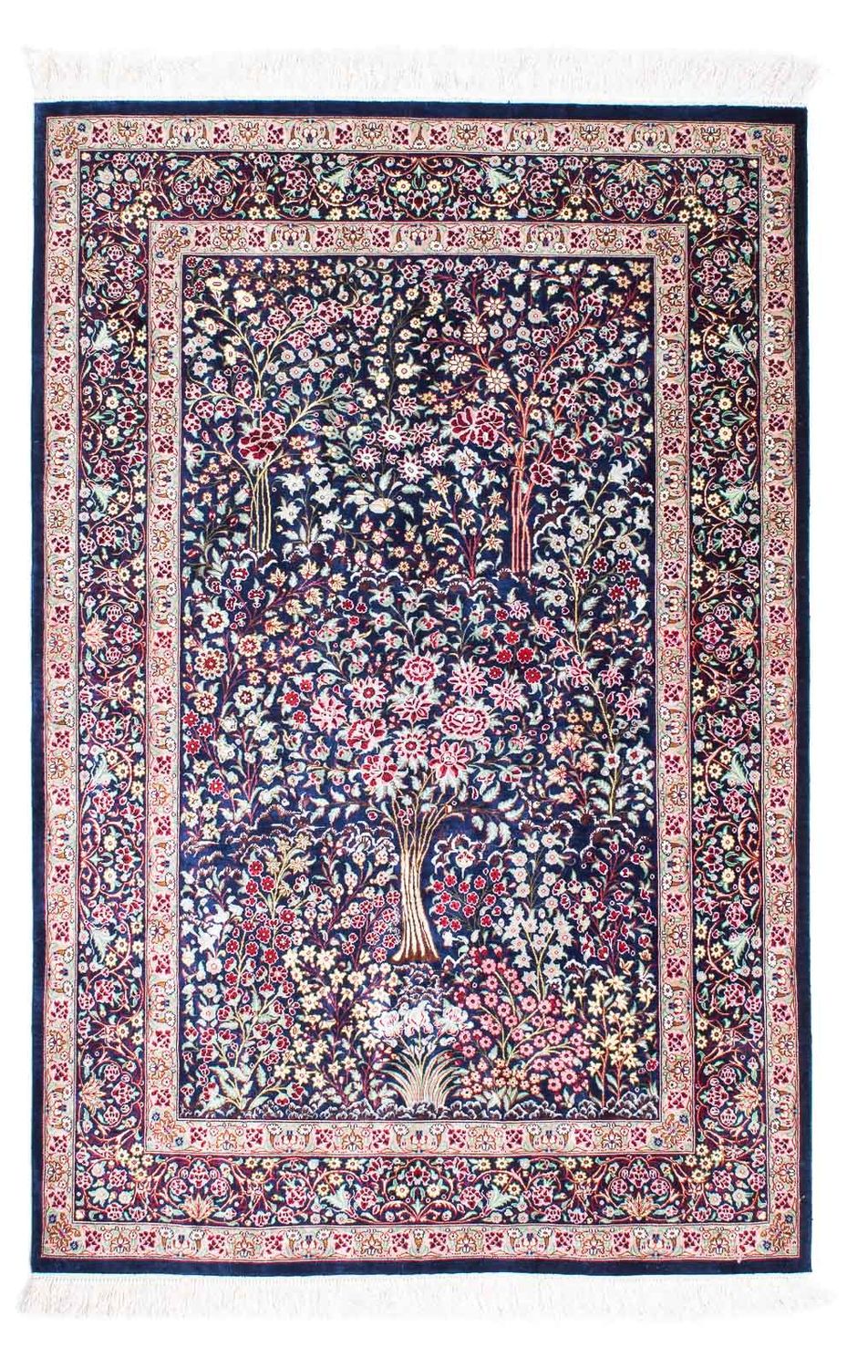 Perser Rug - Ghom - 152 x 100 cm - dark blue