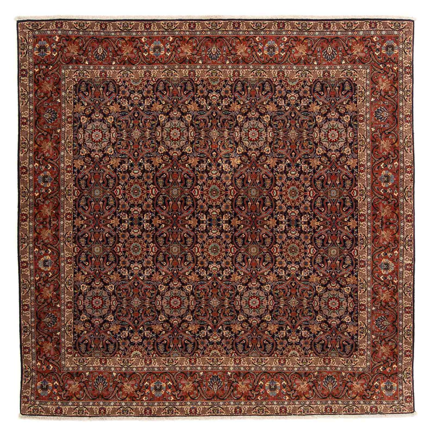 Perser Rug - Bidjar square  - 205 x 200 cm - brown