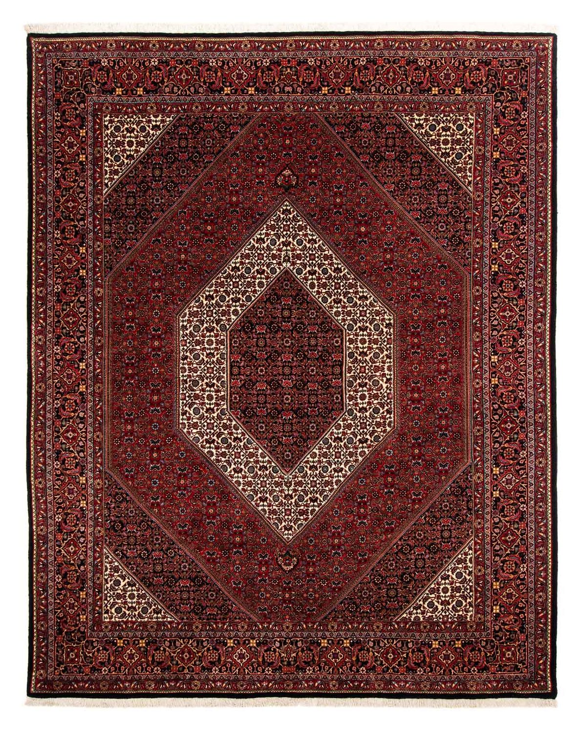 Perser Rug - Bidjar - 253 x 200 cm - dark red