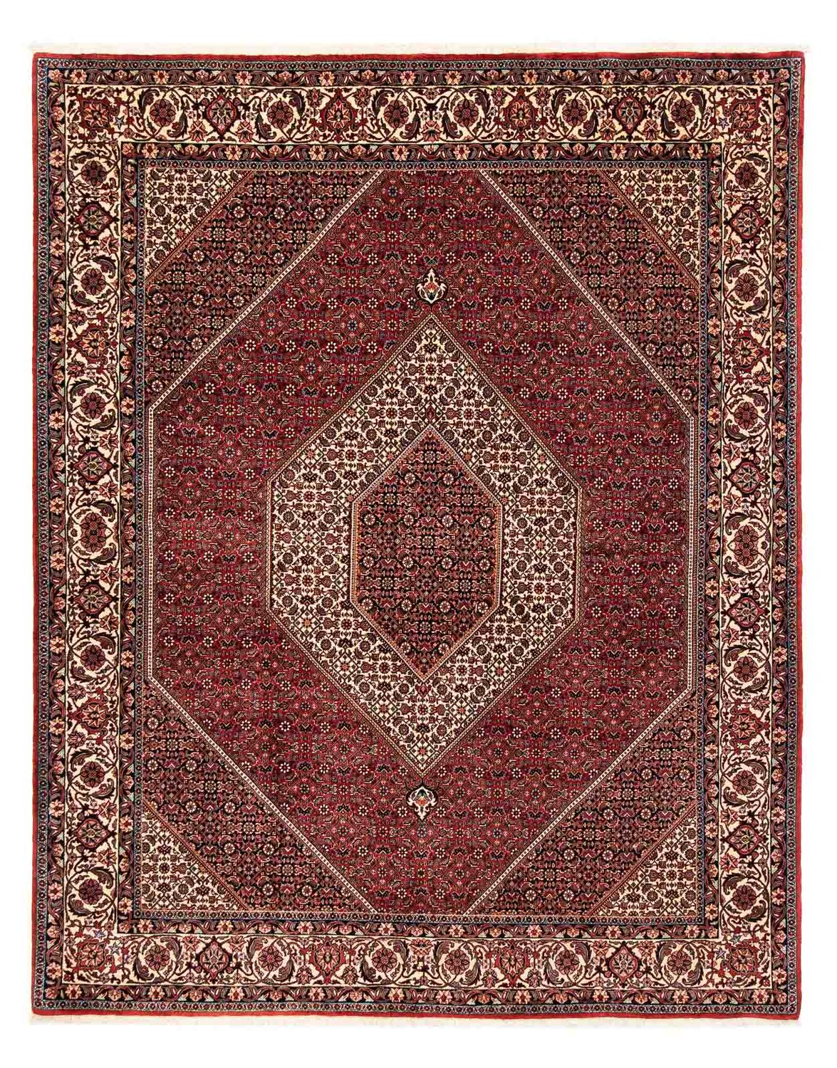 Perser Rug - Bidjar - 252 x 205 cm - dark red