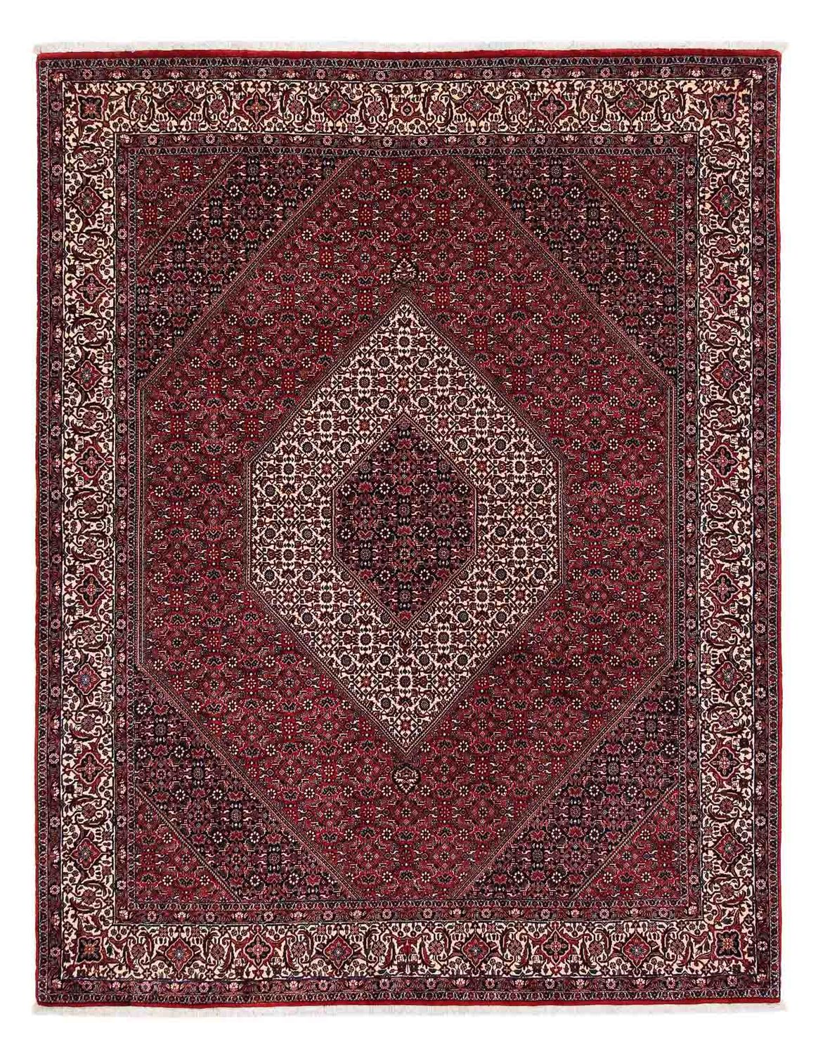 Perser Rug - Bidjar - 252 x 203 cm - dark red