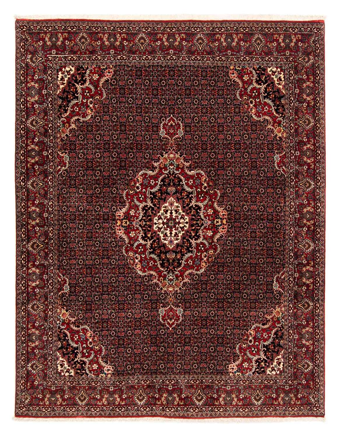 Perser Rug - Bidjar - 252 x 200 cm - dark red