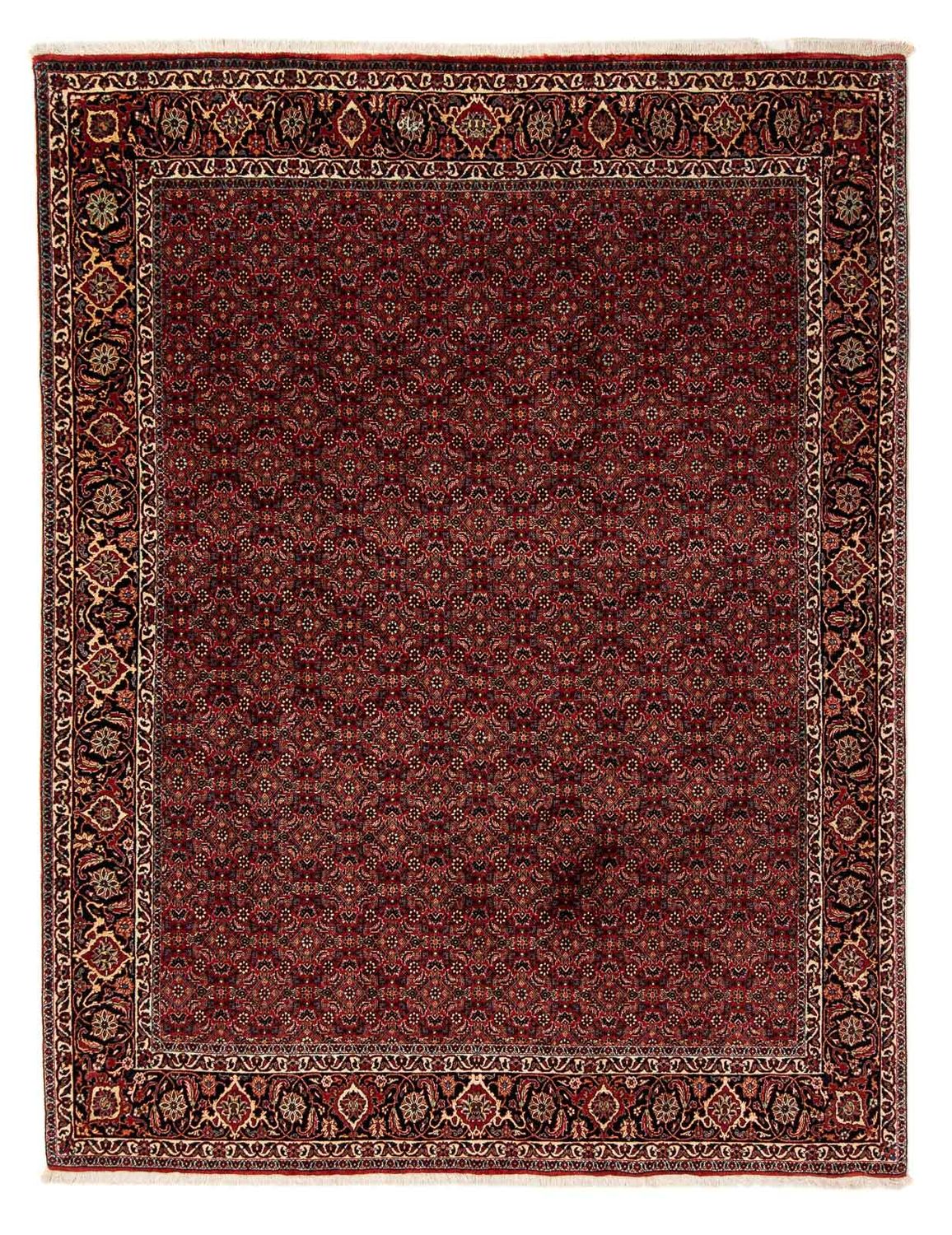 Perser Rug - Bidjar - 246 x 200 cm - dark red