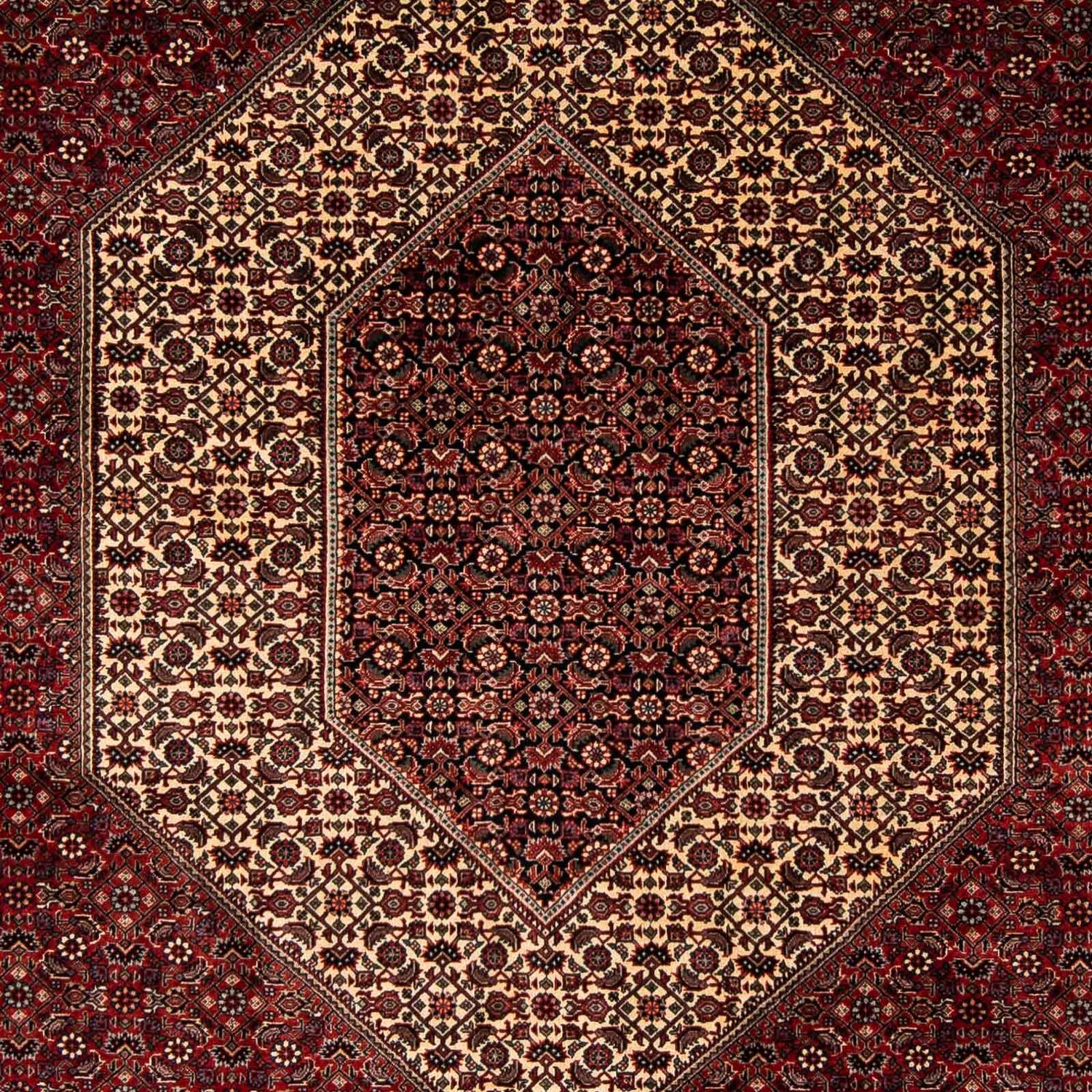 Perser Rug - Bidjar - 238 x 196 cm - dark red