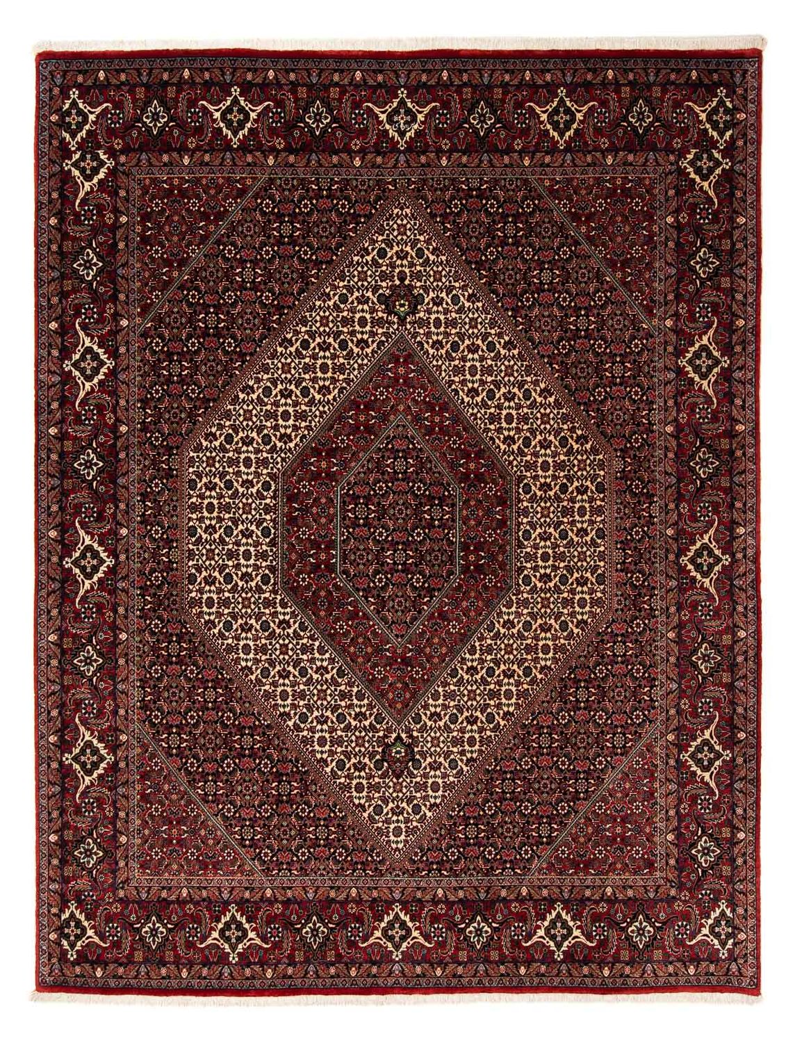 Perser Rug - Bidjar - 248 x 202 cm - dark red