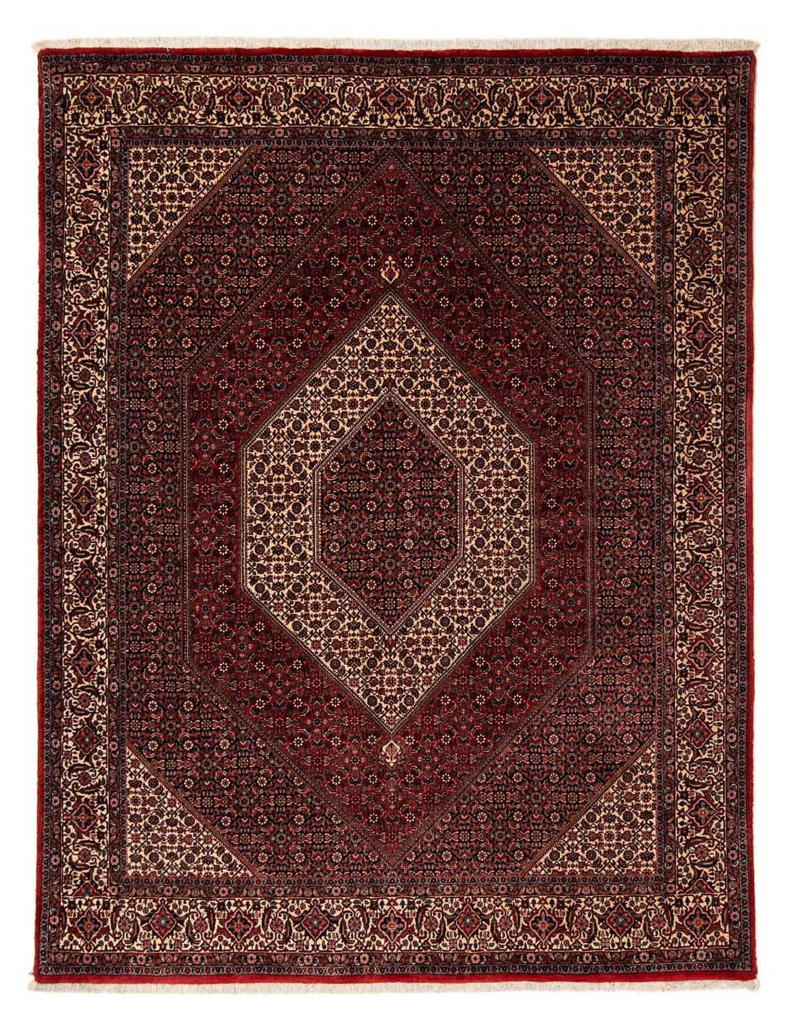 Perser Rug - Bidjar - 255 x 202 cm - dark red