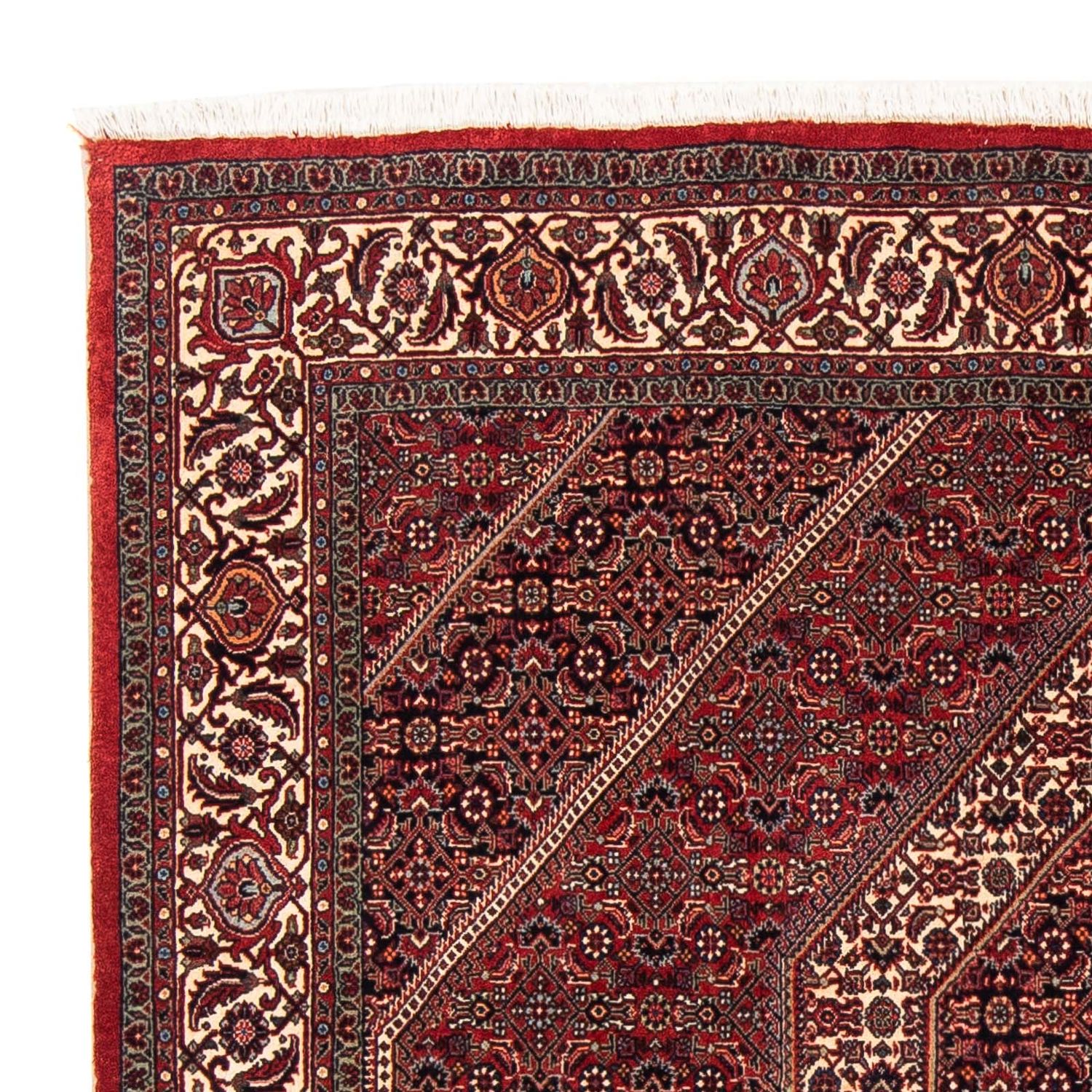 Perser Rug - Bidjar square  - 152 x 148 cm - dark red