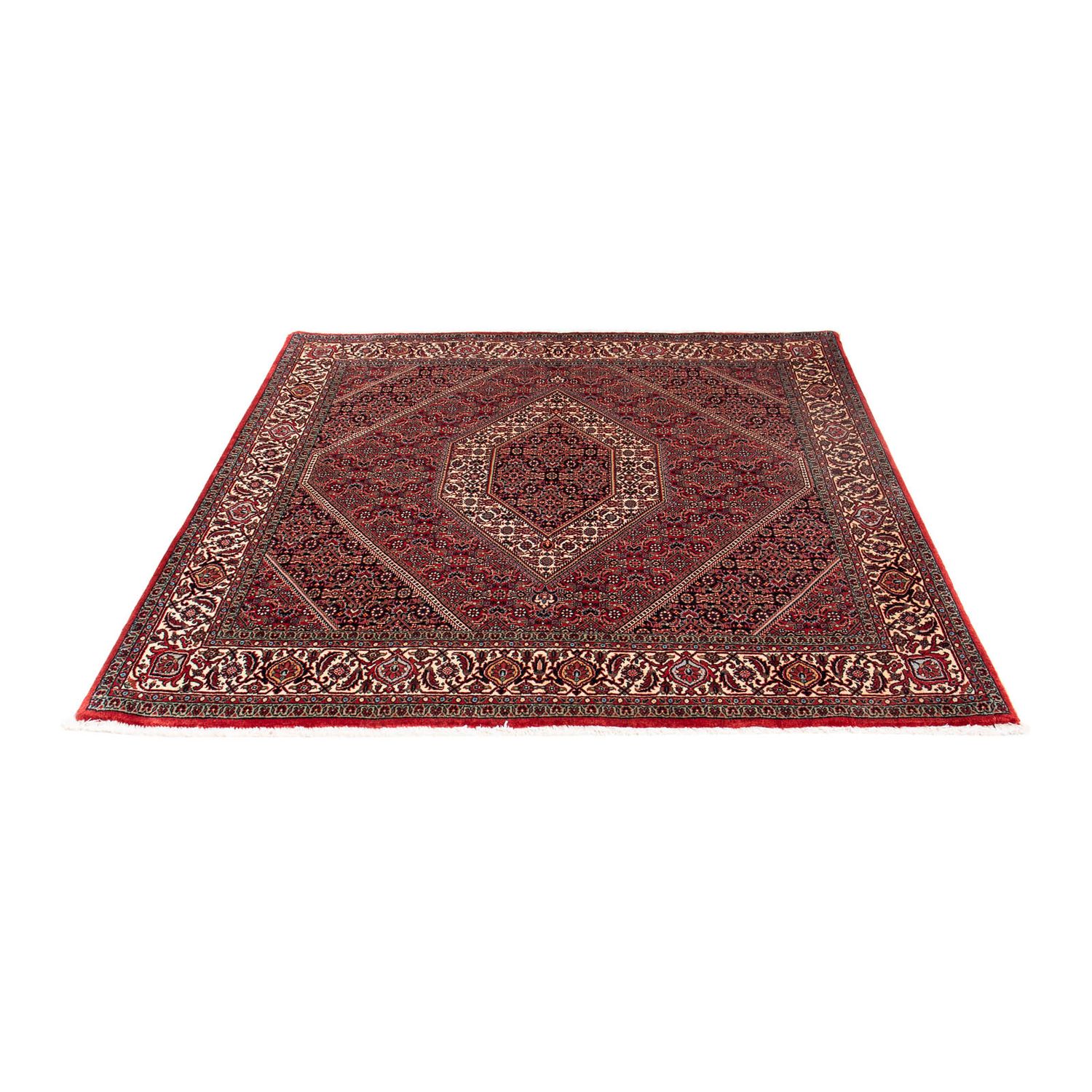 Perser Rug - Bidjar square  - 152 x 148 cm - dark red