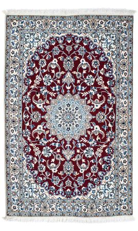 Runner Perser Rug - Nain - Royal - 178 x 106 cm - dark red