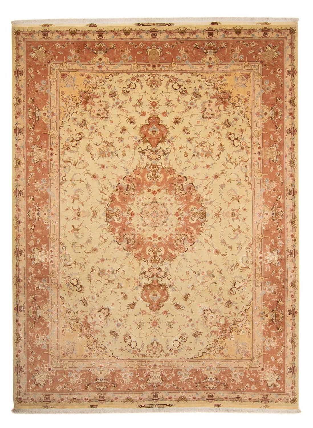 Perser Rug - Tabriz - Royal - 400 x 303 cm - light brown