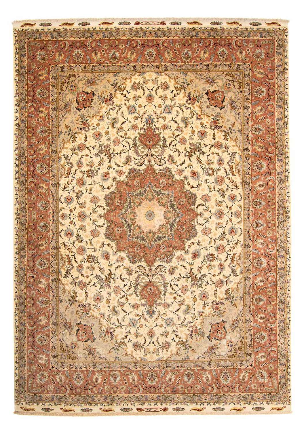 Perser Rug - Tabriz - Royal - 413 x 297 cm - brown