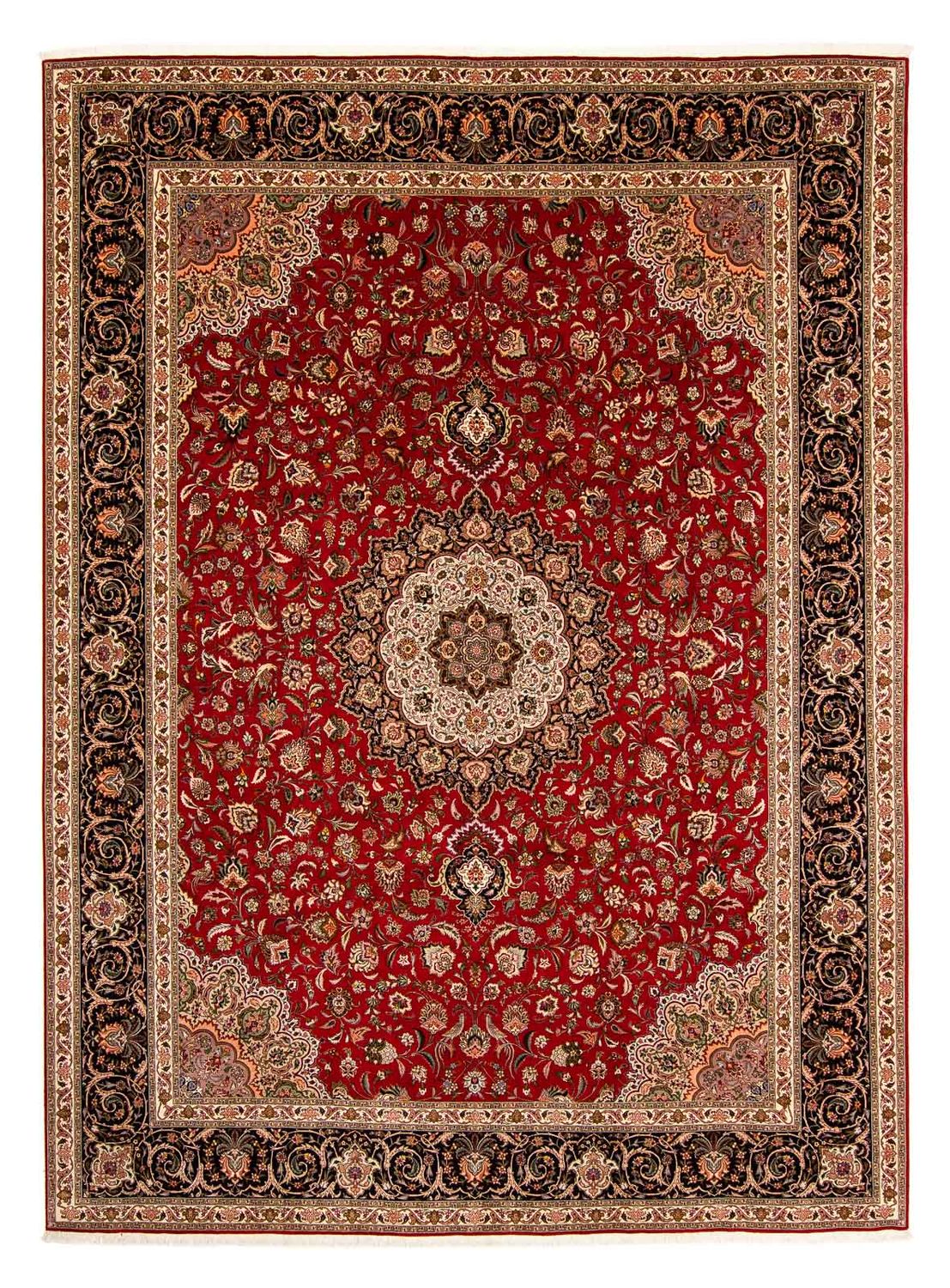 Perser Rug - Tabriz - Royal - 396 x 302 cm - dark red