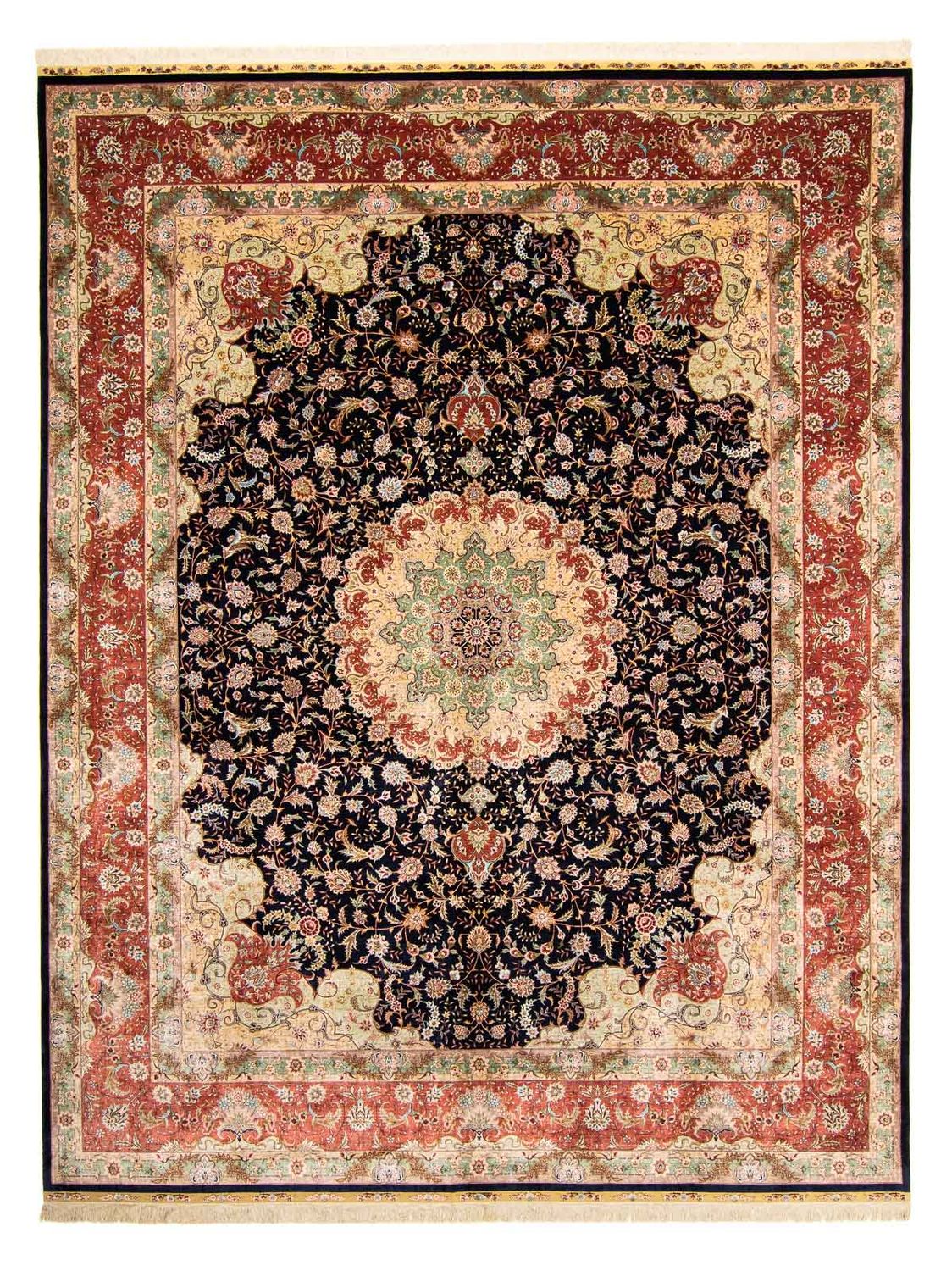 Oriental Rug - Hereke - 402 x 303 cm - dark red