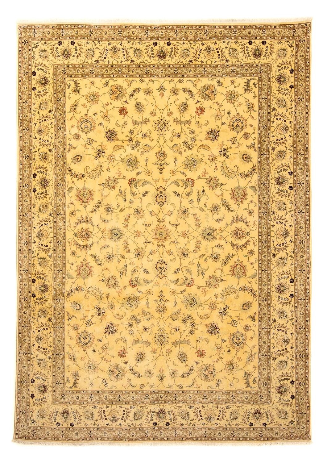 Perser Rug - Tabriz - Royal - 343 x 248 cm - gold