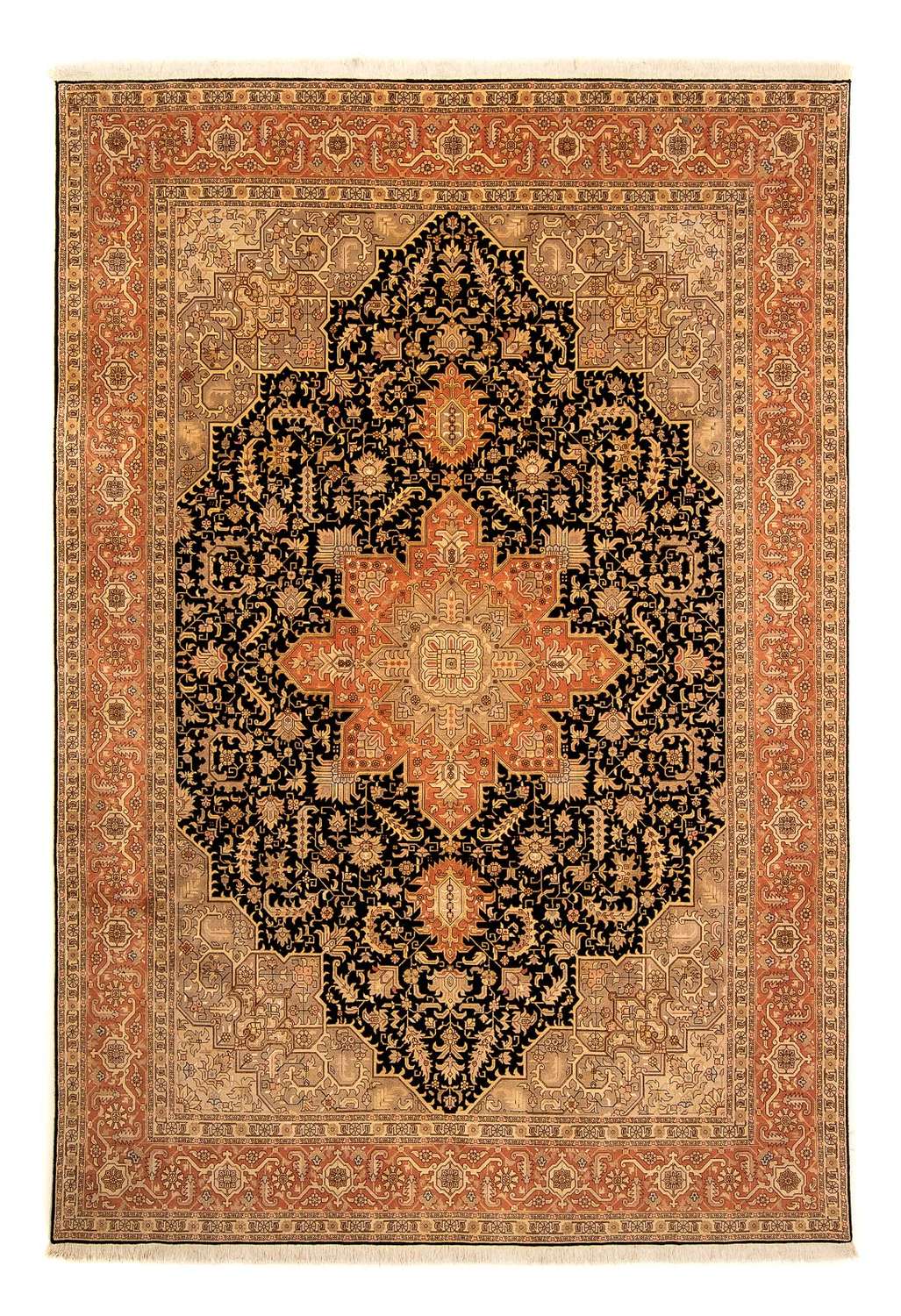 Perser Rug - Tabriz - Royal - 348 x 248 cm - light brown