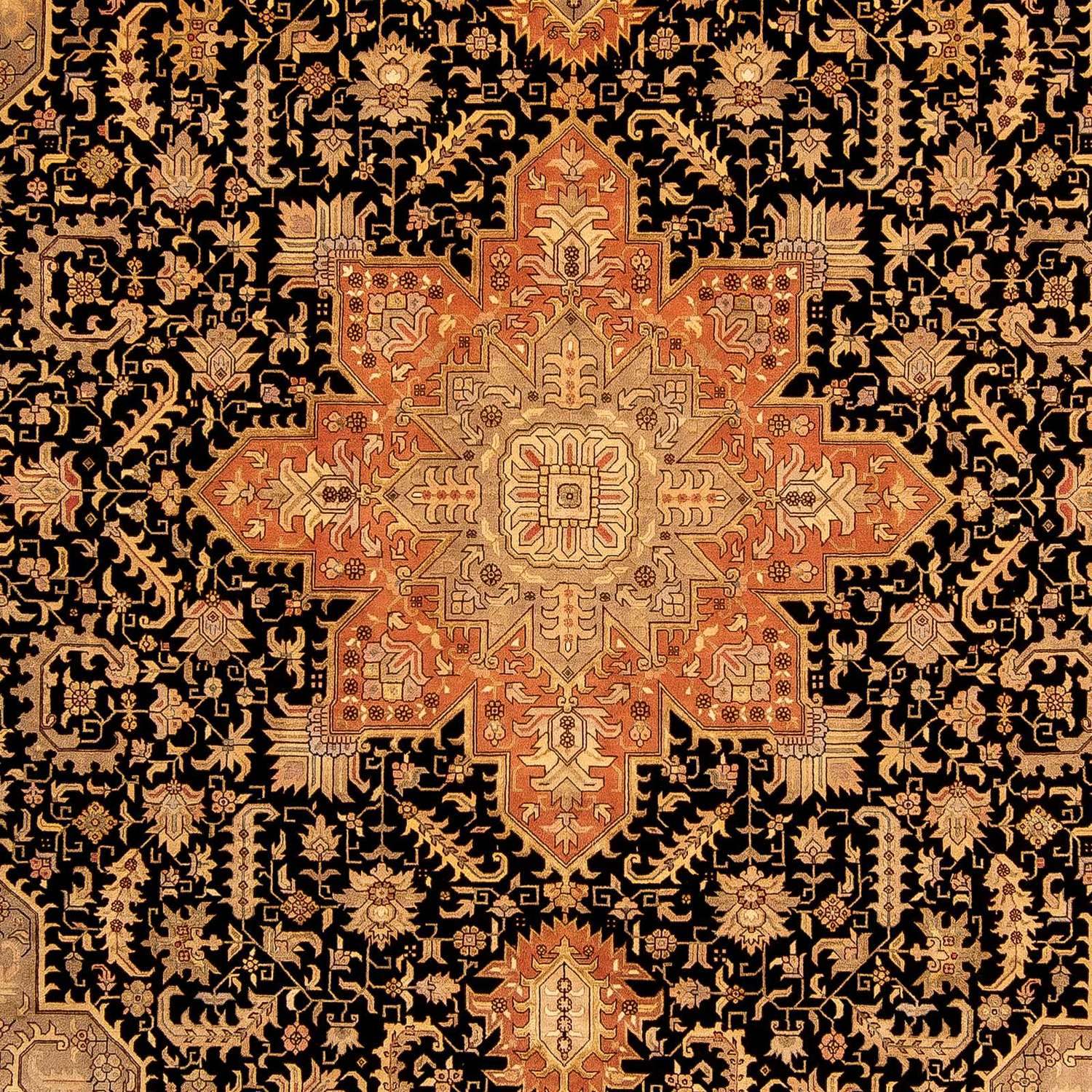 Perser Rug - Tabriz - Royal - 348 x 248 cm - light brown