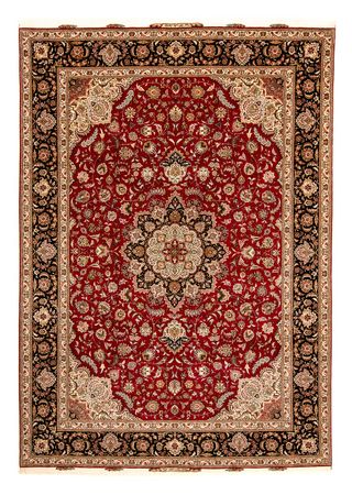 Perser Rug - Tabriz - Royal - 352 x 252 cm - dark red