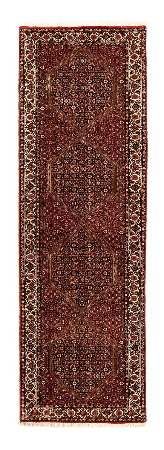 Runner Perser Rug - Bidjar - 292 x 84 cm - dark red