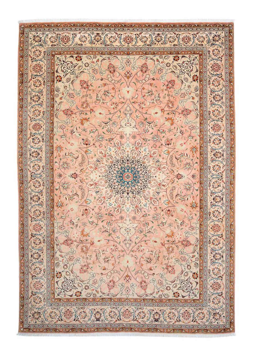 Perser Rug - Tabriz - Royal - 300 x 203 cm - rose