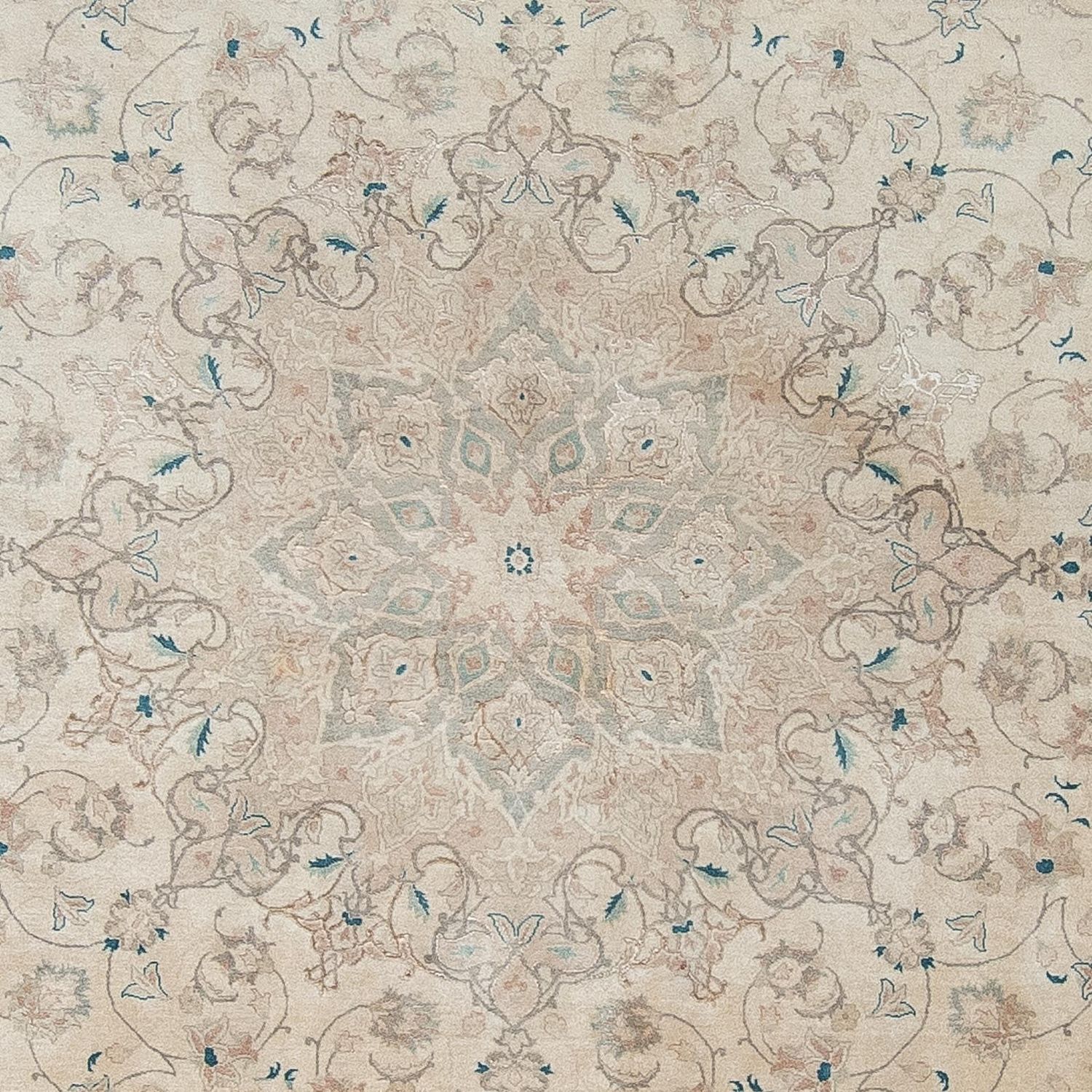 Perser Rug - Tabriz - Royal round  - 285 x 285 cm - beige