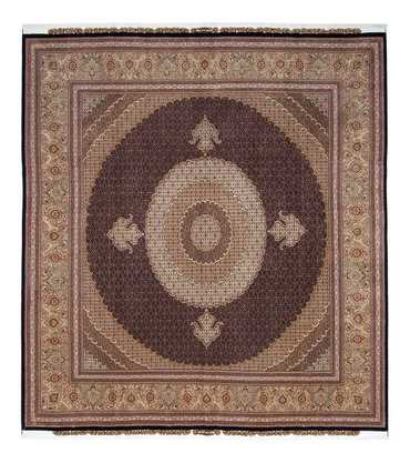 Perser Rug - Tabriz square  - 310 x 302 cm - dark brown