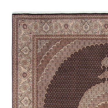 Perser Rug - Tabriz square  - 315 x 298 cm - dark brown