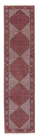 Runner Perser Rug - Bidjar - 403 x 86 cm - dark red