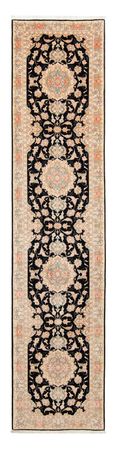 Runner Perser Rug - Tabriz - Royal - 417 x 87 cm - dark blue