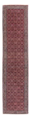 Runner Perser Rug - Bidjar - 385 x 84 cm - dark red