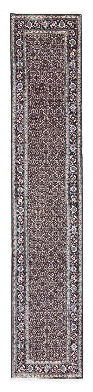 Runner Perser Rug - Tabriz - 388 x 77 cm - grey