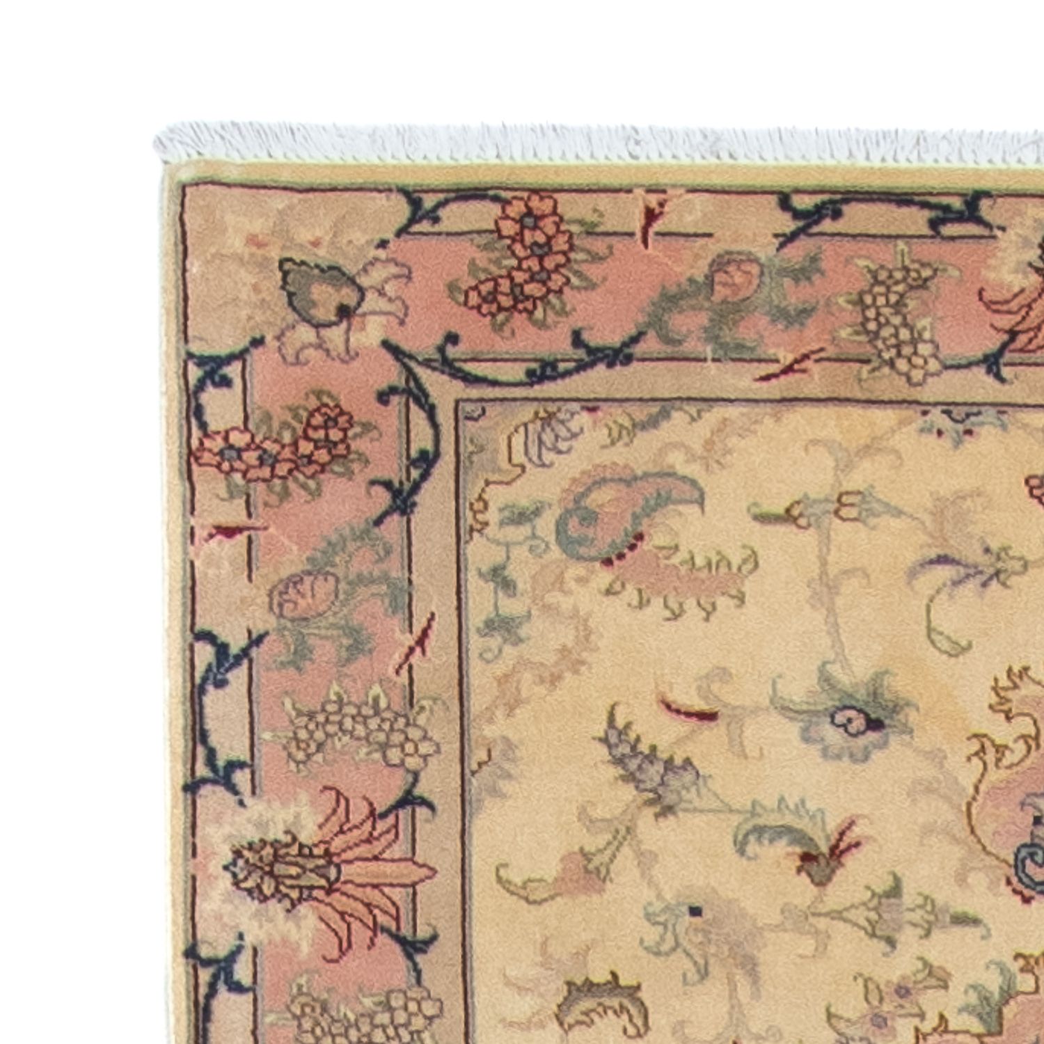 Runner Perser Rug - Tabriz - Royal - 397 x 86 cm - beige