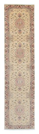 Runner Perser Rug - Tabriz - Royal - 397 x 86 cm - beige