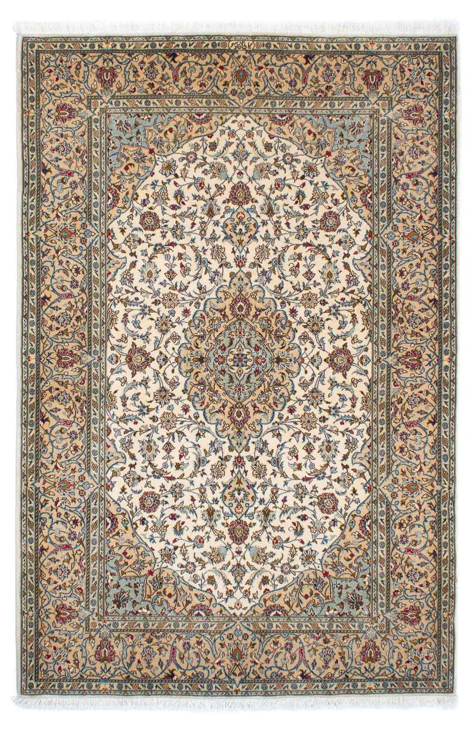 Perser Rug - Keshan - 216 x 142 cm - beige